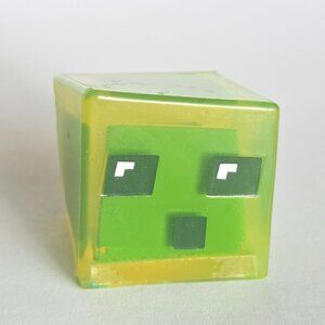 Minecraft Mini Figure Single Slime Cube 1" Stop Motion Action Figurine Mojang